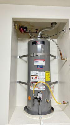 Water heater installation