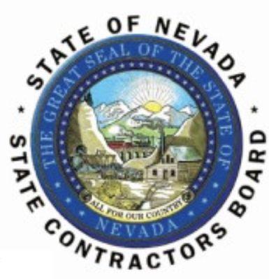 Nevada state Contractors License #0092113