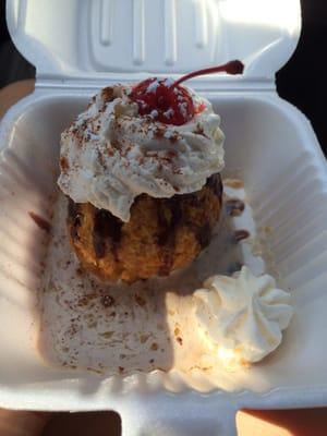 Delicious fried ice cream!!!!!!!!