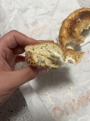 Week old bagel