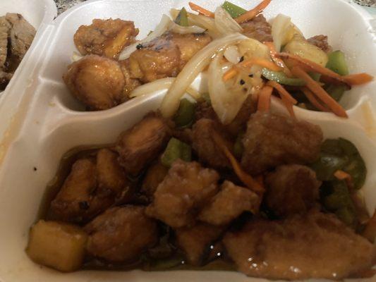 Sweet and sour chicken