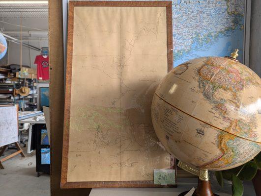 A small but good selection of antique original maps