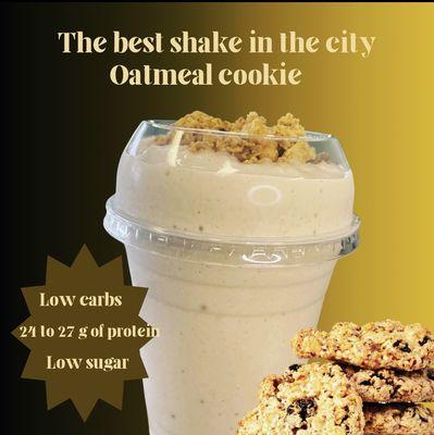 Oatmeal cookie meal replacement shake