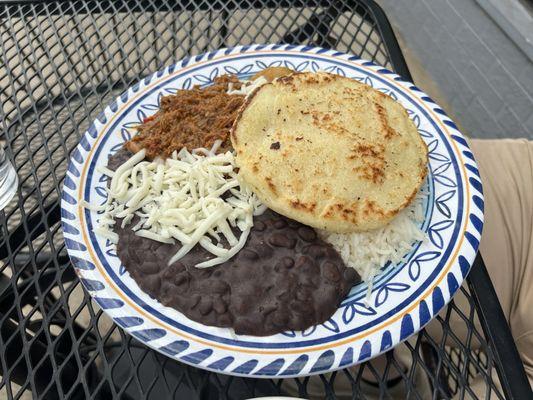 Traditional Venezuelan Dinner Plate