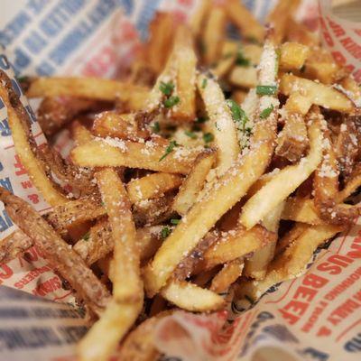 Parmesan Truffle Fries cut thicker than most places. Good. (IG: TheHonestFoodist)