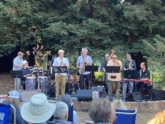 Lunar Octet at during the 2022 Summer Jazz series (there's actually nine of them).