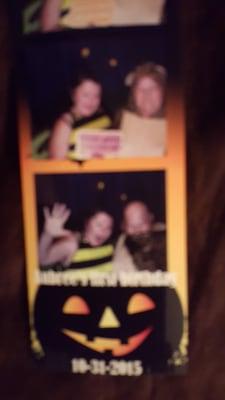 Me and my momma enjoying the photo booth.