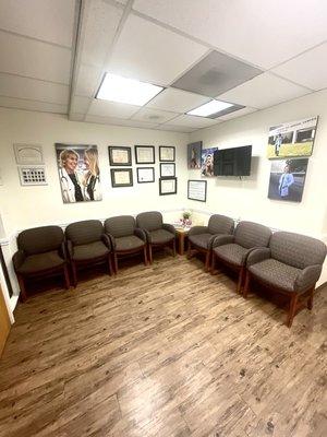 New & improved waiting room!