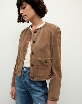 Suede Jacket by Veronica Beard