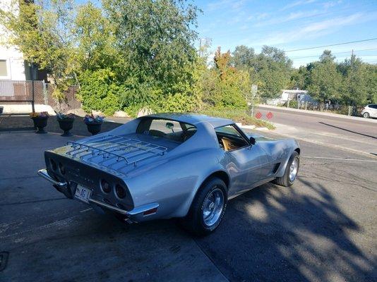 We just worked on this beauty... All original 1973 big block 454 Corvette Stingray - only 90k original miles! Thanks for trusting!