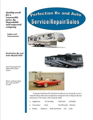 Perfection RV & Auto Repair