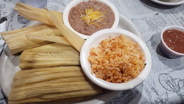 Chicken tamales