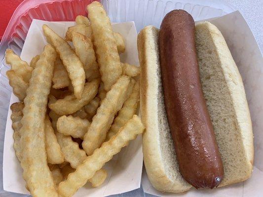 Hot Dog & Fries