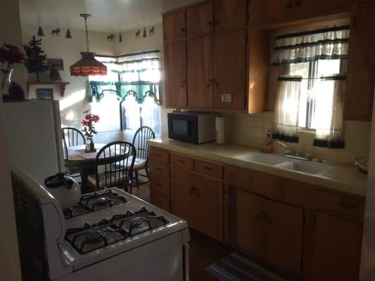 Wolf Room kitchen taken from living room