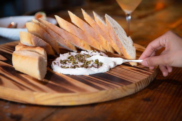 Butter Boards from Chef Kris! House made bread daily!