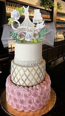 Bridal shower cake