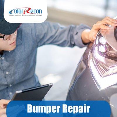 Get your bumper repaired at Color Recon