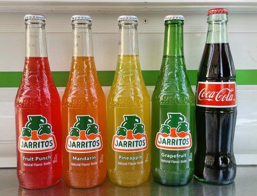 Real Sugar bottled sodas.