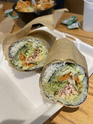 California roll burrito