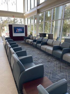 Seating area on first floor