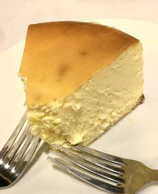 Homemade cheesecake