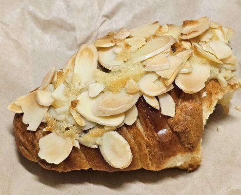 Almond croissant (partially eaten!)