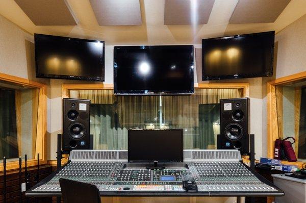 The state of the art recording studio in our Music Recital Hall provides exciting opportunities for both musicians and audio tech students.