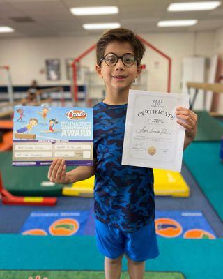 Gymnast of the month!