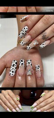 Animal print nails