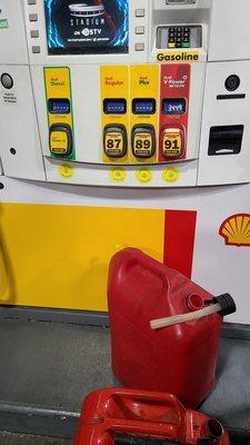 35 gallons super $3.44 with 0.90 cents off smiths fuel rewards Shell Charleston  Saturday January 22 2022