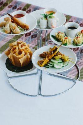 Nan's Tasting Tree appetizer assortment