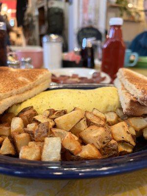 Western Omelette with American Cheese