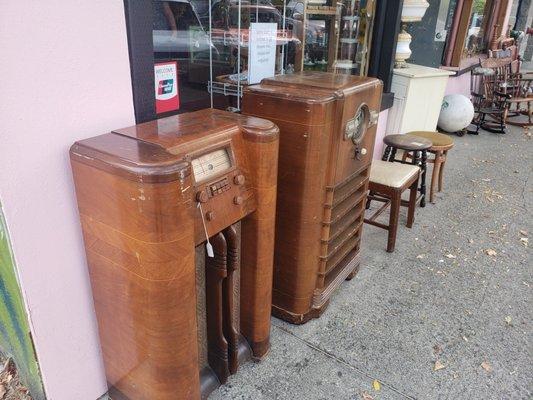 Antique radios.