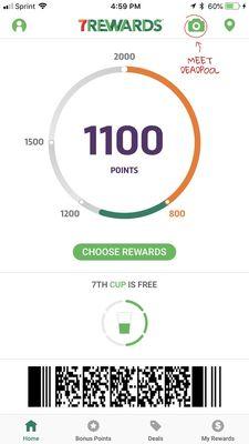 Don't forget to download the 7-Eleven app to earn free drinks!