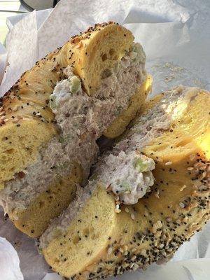 Egg Everything Bagel w/ Whitefish Salad  5-27-2023