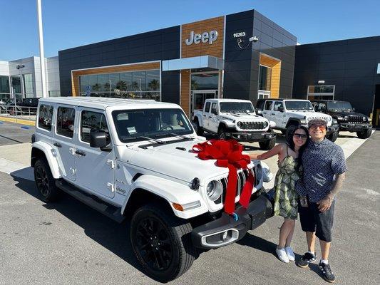 Excited for our new Jeep 4Xe.