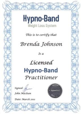 Licensed Hypno Band Practitioner