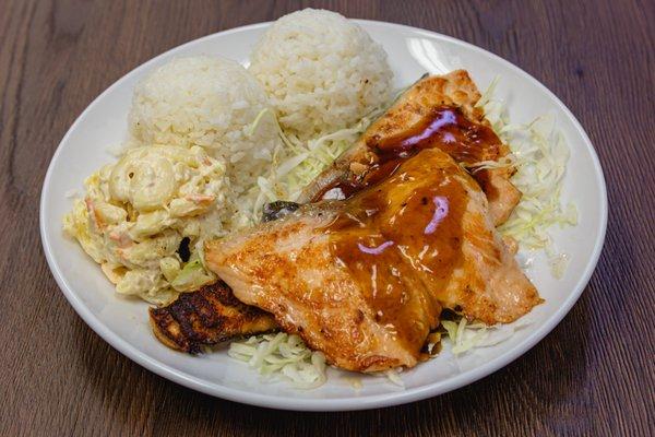 BBQ Salmon Plate