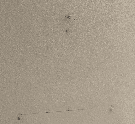 Walls left with holes