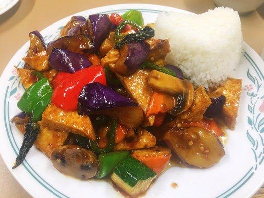 Eggplant Tofu dish