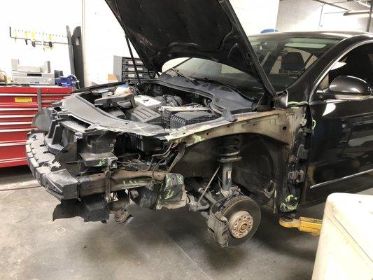 the other shop did on the same day my car is on scheduled to be completed in 8 days, the only total loss was of my time going to FX.