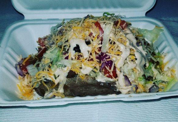 Cabo taco stuffed baked potato...