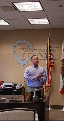 San Bernardino's 5th District Supervisor Joe Baca Jr.