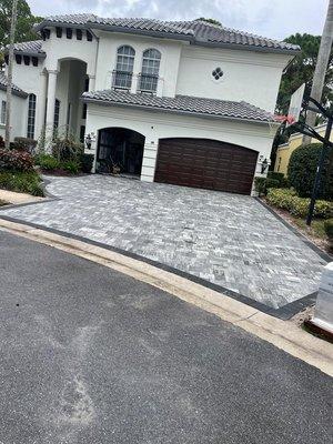 Make a lasting first impression with professional driveway paving from Lightning Pavers & More...