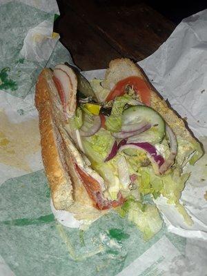 Italian BMT sub turkey is a Turkey Verano... or something like that.