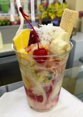 ~ "Especial Cholados" ~ the breakfast of champions ~ passion fruit, raspberry and coconut frozen ice