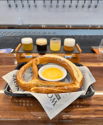 Large Pretzel and Beer Cheese