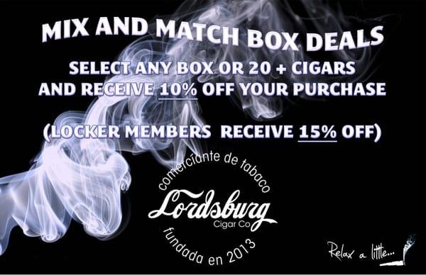 Mix & Match cigar deals