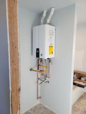 Tankless instal