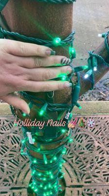 Here is a pic of my Holiday Coffin Nails from last December I'm excited to come back soon